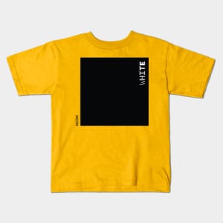 White like Black Kids T-Shirt